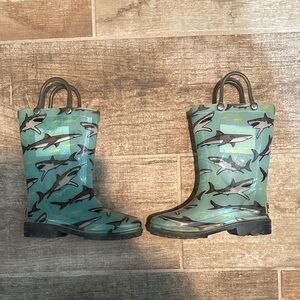 Western Chief Kids Shark Pattern Rain Boots Light Up
